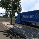 SCS Trailer 53 Walmart Skin Blue 1.51