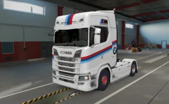 BMW SKIN FOR SCANIA S NextGen TRUCK 1.35-1.51