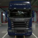 MUD AND GLASS MARKS ON THE WINDSCREEN For ETS2 1.51