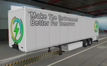 Save The Environment Better For Tomorrow TRAILER Skin and mudflap v1.0