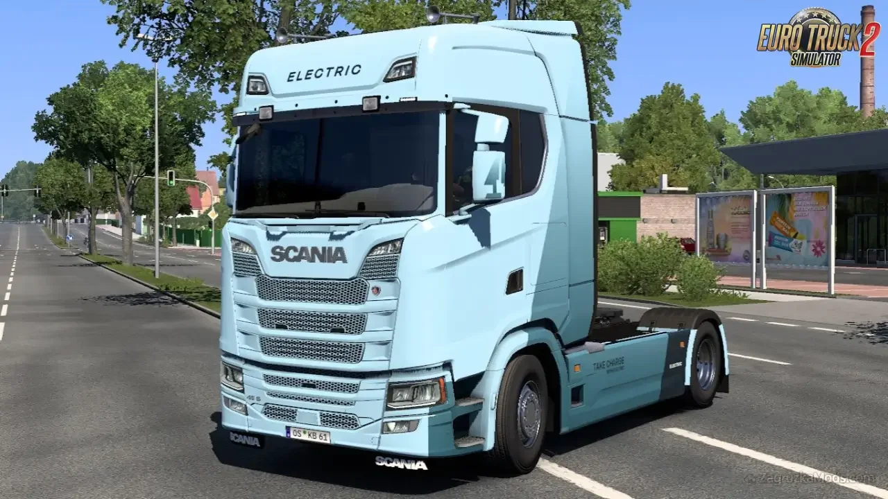 SCANIA S BEV ELECTRIC OWNABLE & IMPROVED v1.0 ETS2 1.53.x