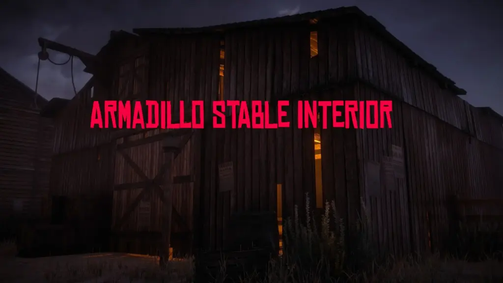 Armadillo Stable Interior