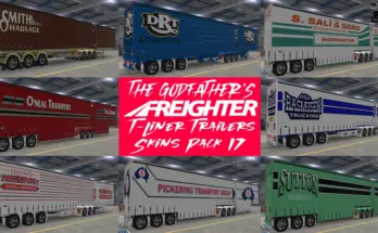 The Godfather's Freighter T-Liner Trailer Skins Pack 17 v1.0