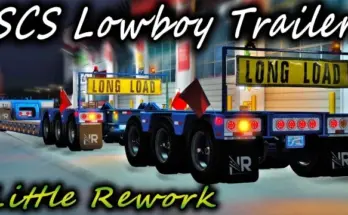 SCS Lowboy Trailer Little Rework v1.2