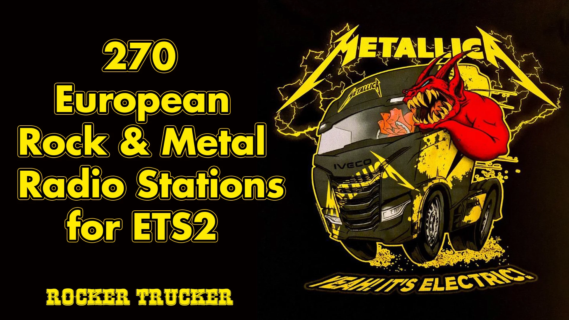 270 Rock & Metal Radio Stations for ETS2 v1.0