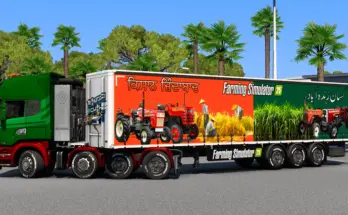 Bharat-Pak Kisaan Ek Saath FS25 Trailer Skin v1.0