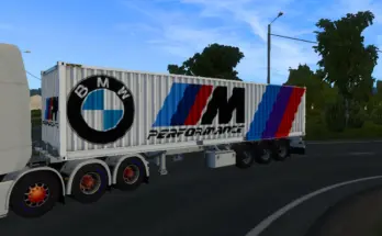 BMW Cargo Container Trailer v1.0