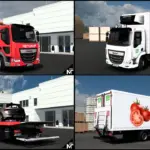 DAF LF Euro VI + Trailer v3.0