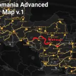 ETS2 Romania Advanced Freeway Map v1.0 1.53