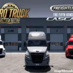 Freightliner Cascadia 2024 by soap98 v1.0 ETS2 1.53