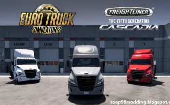 Freightliner Cascadia 2024 by soap98 v1.0 ETS2 1.53