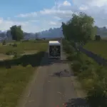 Leaves on the road ETS2 1.52