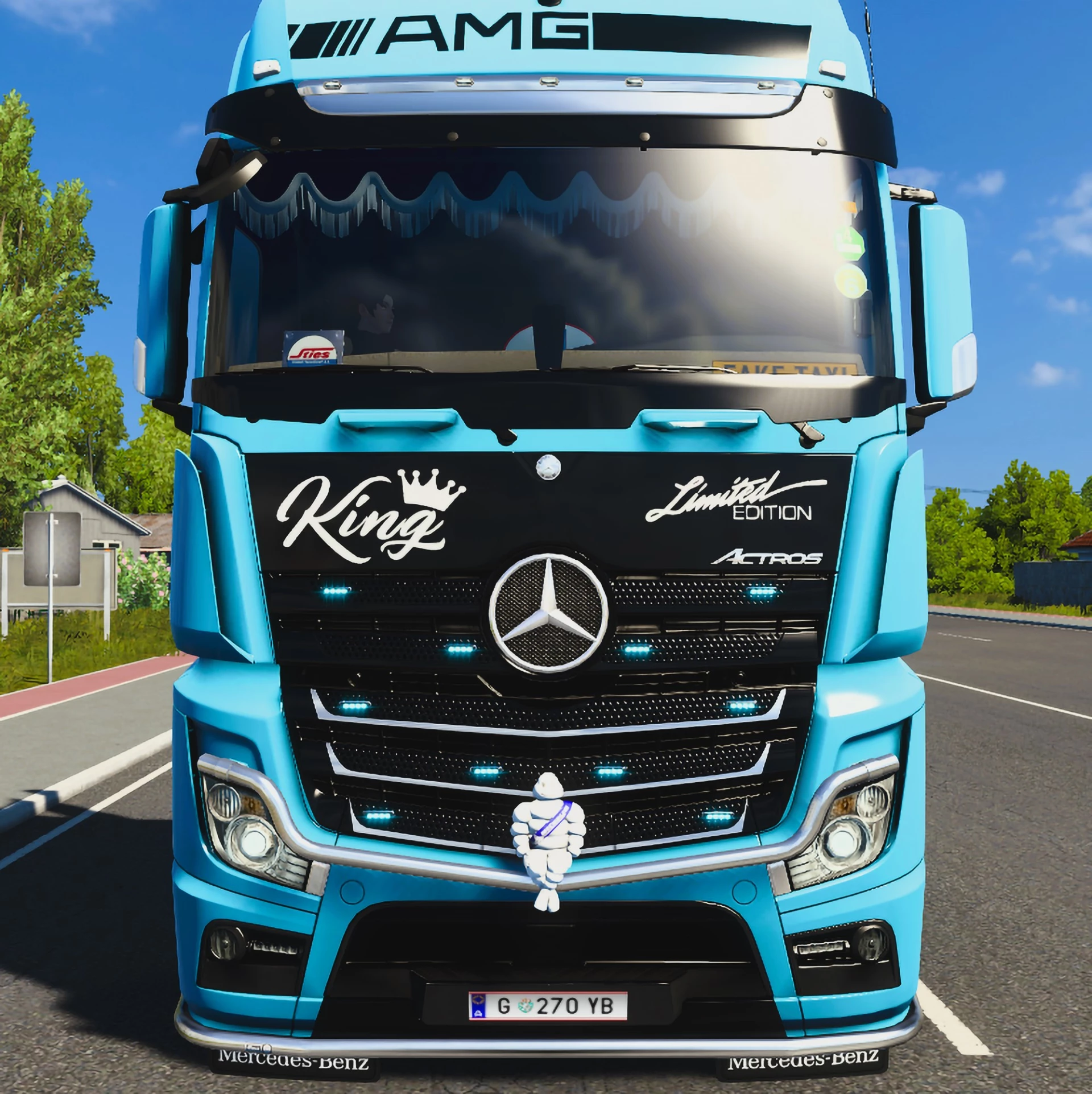 Mercedes Benz AMG 4k skin v1.0