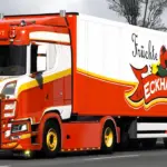 Scania NG open pipe V8 sound 1.53