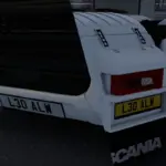 Scania PGR series by JUseeTV file for editing Licence Plates v1.0