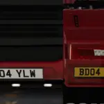 Scania PGR series by JUseeTV file for editing Licence Plates v1.0