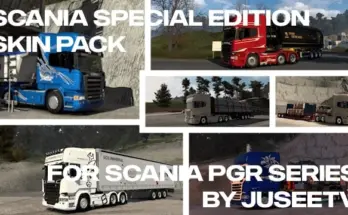 Scania Special Edition Skin Pack for Scania PGR Series by JUseeTV 1.52