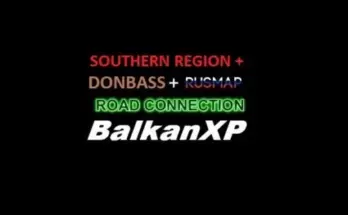 Southern Region & Donbass Map & RusMap Road Connection v152.0