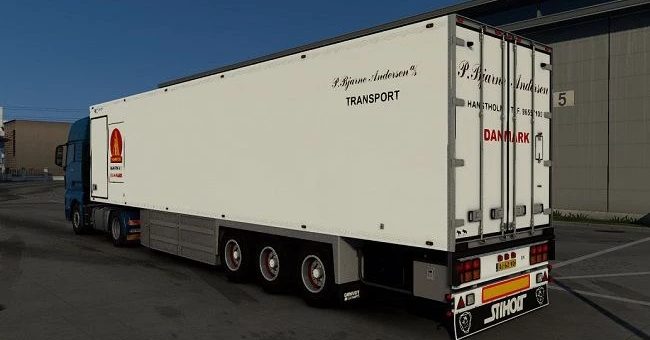 P. BJARNE ANDERSEN LAMBERET TRAILER v1.0 ETS2 1.52-1.53.x