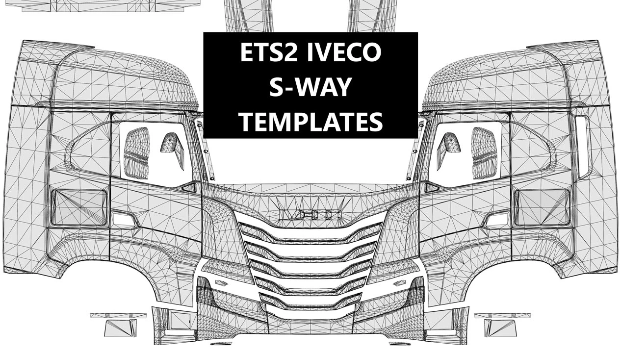 IVECO S-Way Skin Templates v1.53