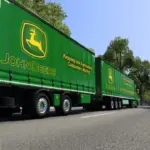 John Deere S-Way & Trailer v1.0