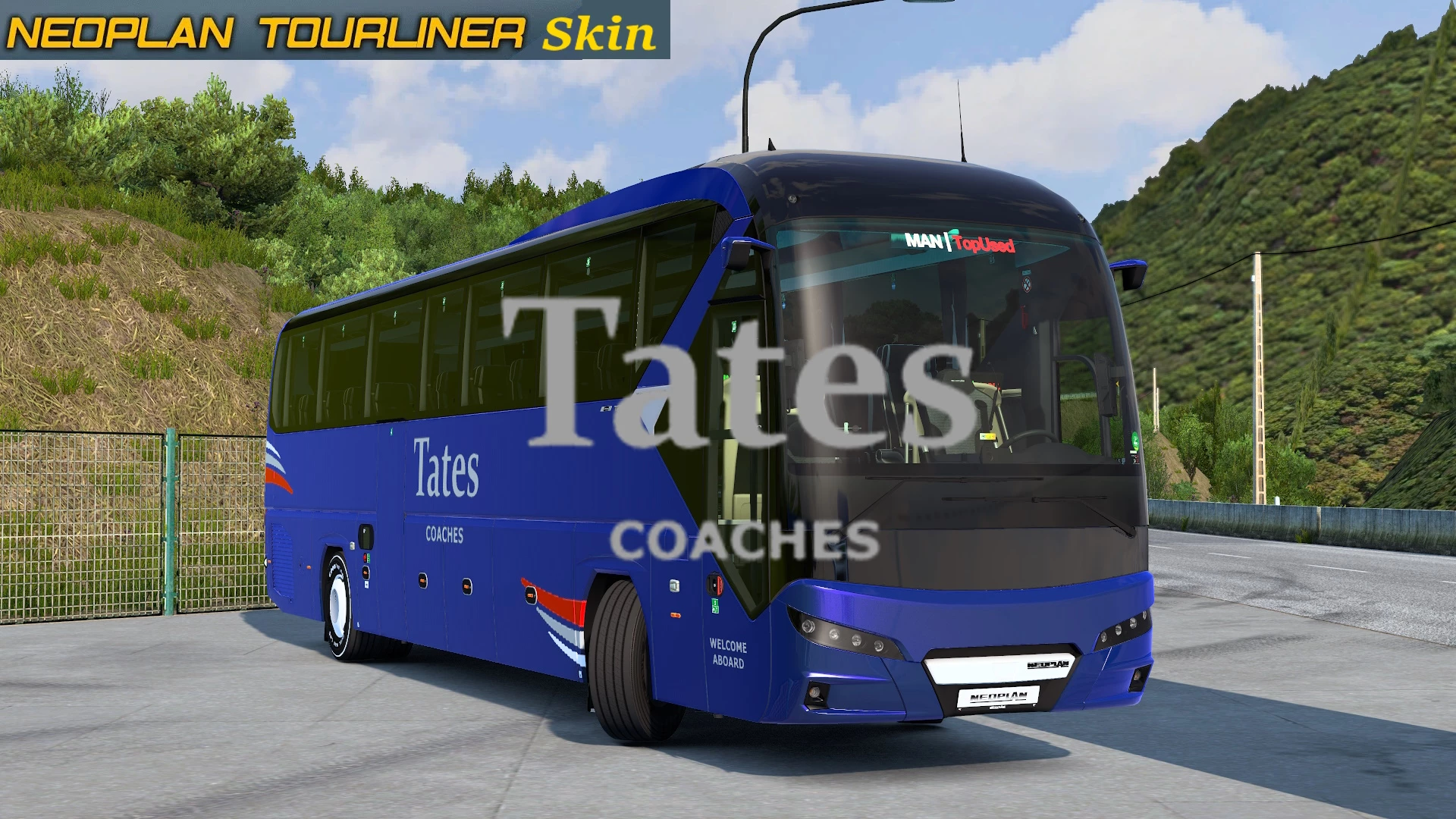 Neoplan New Tourliner C13 (Tates COACHES) SKIN v1.0