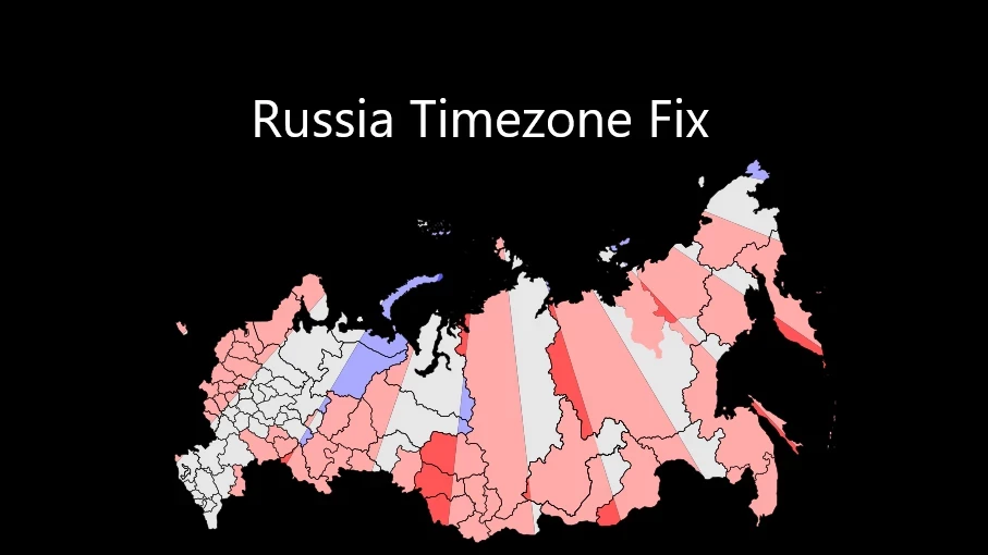 Russia Timezone Fix v2.3