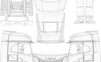 SCS Iveco S-Way Template 1.5x