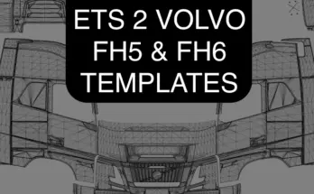 Volvo FH5 & FH6 Skin Templates v1.0