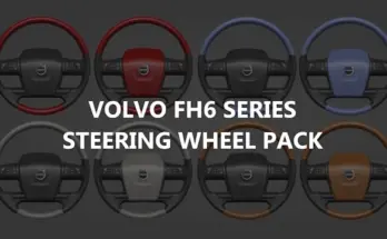 Volvo FH6 Series Steering Wheel Pack v1.0