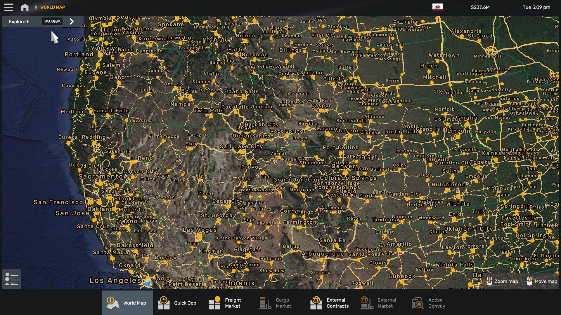 ATS PROFILE BIG MAP COMBO 99,95 EXPLORED V1.0 - Allmods.net