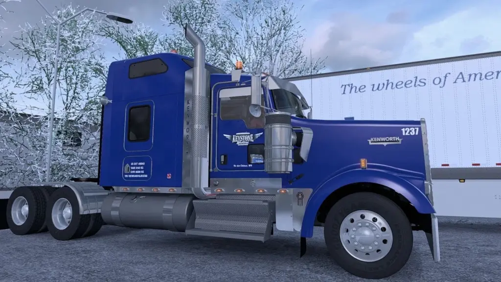 Ol' Blue skin for Kenworth W900 v1.0