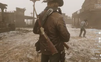 Dark Brown Leather Gunslinger Jacket V1.0