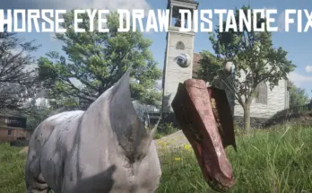 Horse Eye Draw Distance Fix