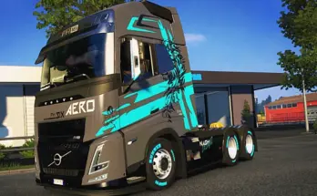 Grey Volvo FH6 4k skin v1.0