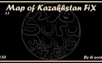 Map of the Republic of Kazakhstan FIX v1.1