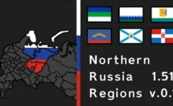 Northern Russia Regions Map v0.1 1.53