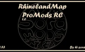 RhinelandMap - ProMods RC v1.0 1.53