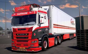 Scania R660 DANMARK + Trailer 1.53