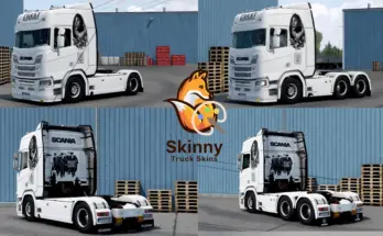 Skins Scania R 2016 PeakyBlinders v1.0