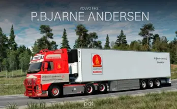 Volvo FH3 P.Bjarne Andersen + Trailer v1.0 1.53