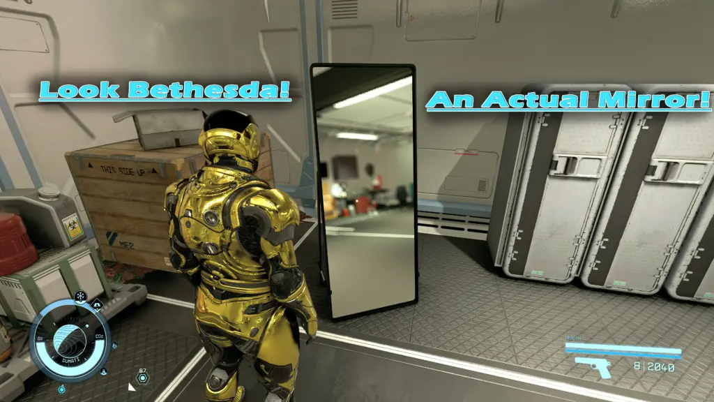 Better Standing Mirror with Reflection V1.0