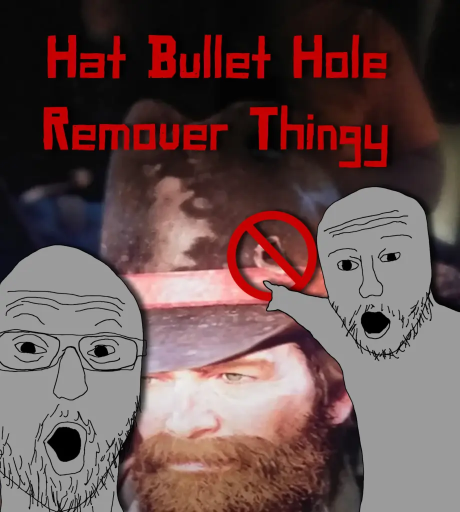 Hat Bullet Hole Remover Thingy