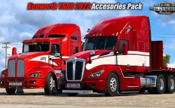 Kenworth T680 2022 Accesories Pack v9.0