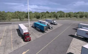 More various parked trucks & trailers V26.02.25