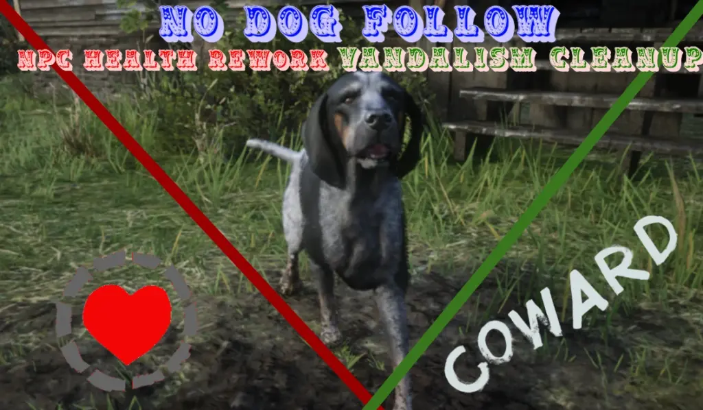 Golden's NPC Health Rework No Dog Follow and Vandalism Cleanup