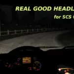 Real Good Headlights for SCS Trucks v1.0