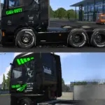 Scania S and MAN TGX 2020 Call of Duty Ghost skin v1.0