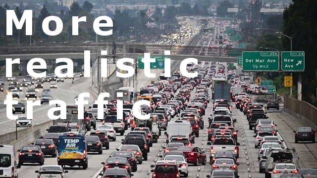 More realistic traffic V1.0