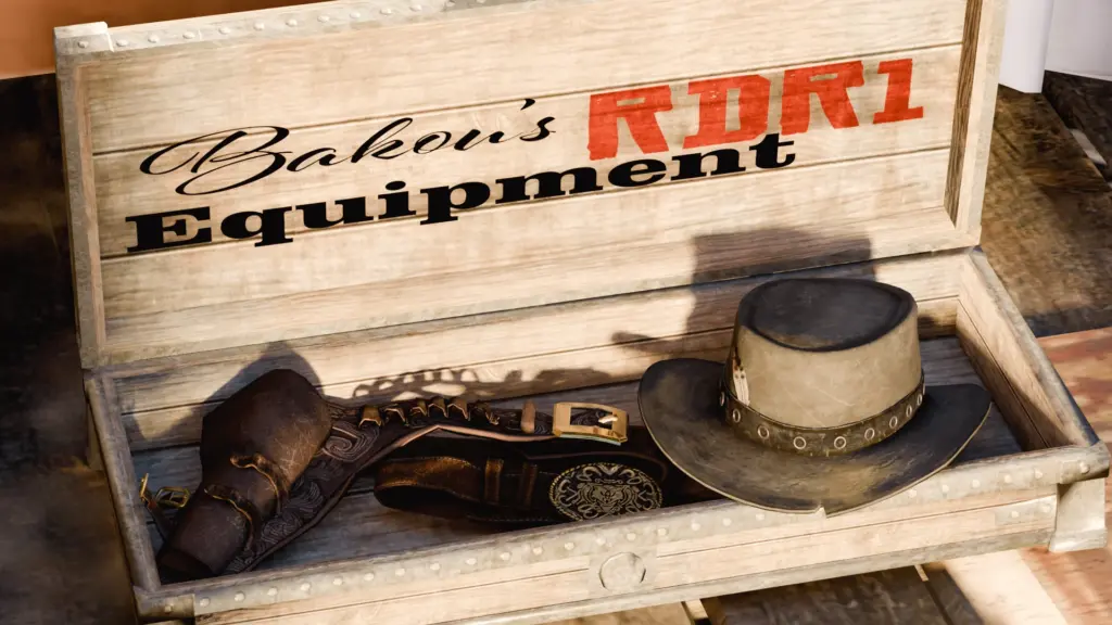 RDR1 Equipment - Classic John Marston Accessories V1.0